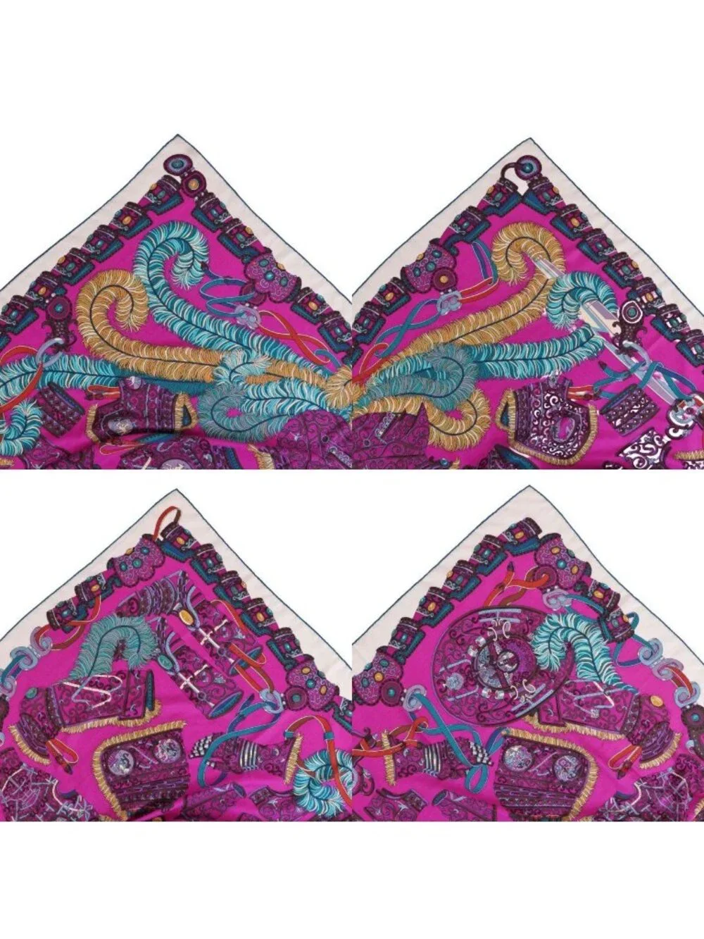 Hermes Scarf Carre 140 Geant War God Mars - Picture 3 of 5